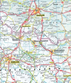 Marco Polo Oost-Europa|Wegenkaart Polen