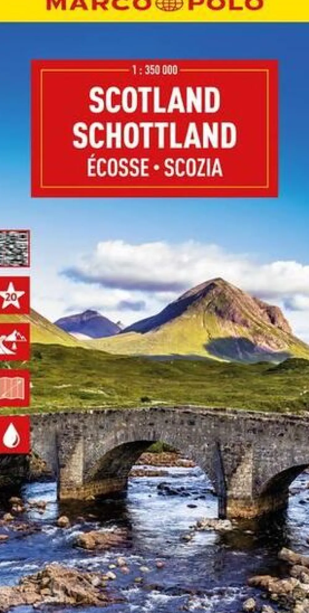 Marco Polo Groot-Brittanië & Ierland|Wegenkaart Schotland