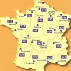 Michelin Frankrijk|518 Centre-Val de Loire