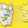 Michelin Frankrijk|Ardeche/Haute loire 331 1:150.000