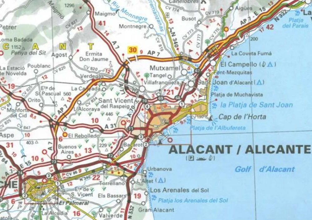 Michelin Spanje & Portugal|Wegenkaart 572 Asturië Cantabrië