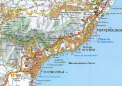 Michelin Spanje & Portugal|Wegenkaart 124 Costa del Sol