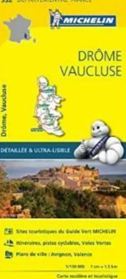 Michelin Frankrijk|Wegenkaart 332 Drôme Vaucluse