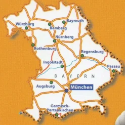 Michelin Duitsland|Wegenkaart 546 Duitsland Zuidoost