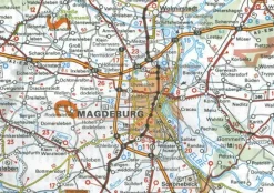 Michelin Duitsland|Wegenkaart 542 Duitsland Noordoost