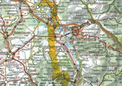 Michelin Duitsland|Wegenkaart 543 Duitsland Midden-West