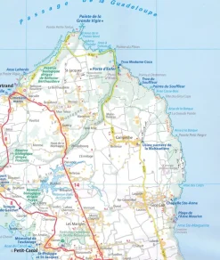 Michelin Caribisch Gebied|Wegenkaart 137 Guadeloupe