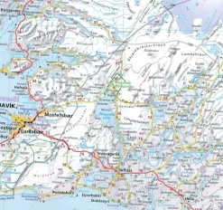 Michelin Scandinavië & Ijsland|Wegenkaart 750 IJsland