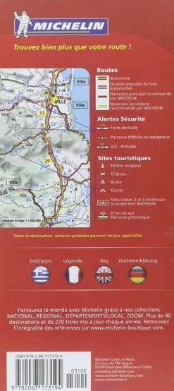 Michelin Balkan, Griekenland & Cyprus|Wegenkaart 759 Kreta