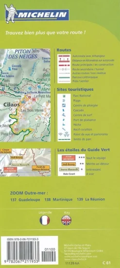 Michelin Afrika|Wegenkaart 139 La Réunion