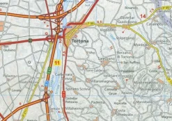 Michelin Italië & Malta|Wegenkaart 352 Ligurie