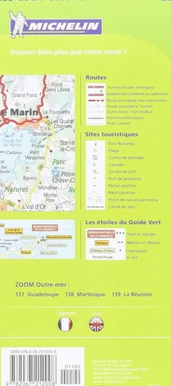 Michelin Afrika|Wegenkaart 138 Martinique