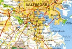 Michelin Verenigde Staten|Wegenkaart 582: Mid-Atlantic