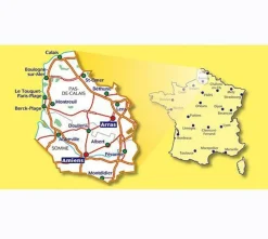 Michelin Frankrijk|Wegenkaart 301 Pas-de-Calais Somme