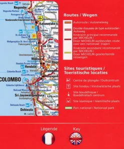 Michelin Zuid-Azië|Wegenkaart 803 Sri Lanka