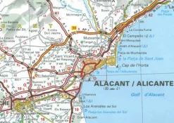 Michelin Spanje & Portugal|Wegenkaart 577 Valencia & Murcia