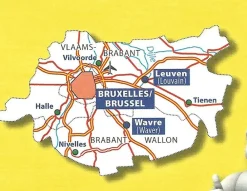 Michelin Benelux|Wegenkaart 374 Vlaams-Brabant