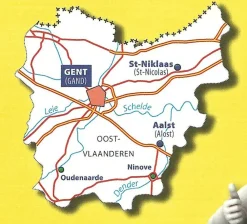 Michelin Benelux|Wegenkaart 371 West-Vlaanderen
