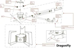 MSR Branderonderdelen|Dragonfly G-jet