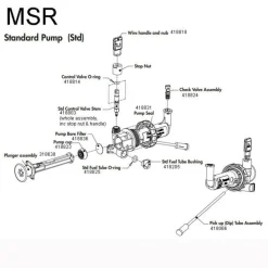 MSR Branderonderdelen|FP/FP-DF Control Valve O-ring (oude pompen)