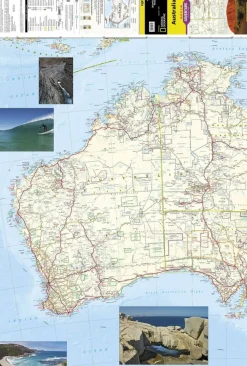 National Geographic Australië|Landkaart Australë Adventure map