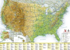 National Geographic Verenigde Staten|Overzichtskaart USA Scenic Drives