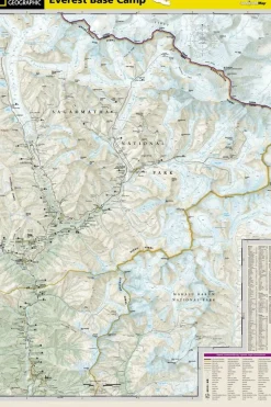 National Geographic Nepal, Bhutan & Tibet|Trekkingkaart Everest Base Camp