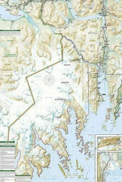 National Geographic Verenigde Staten|Wandelkaart 231 Kenai Fjords National Park