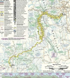 National Geographic Verenigde Staten|Wandelkaart Colorado Trail Noord - Monarch to Denver