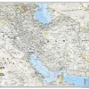 National Geographic Midden-Oosten|Wandkaart Iran Classic 77 x 60 cm