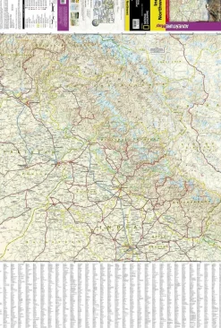 National Geographic Zuid-Azië|Wegenkaart India Noordwest