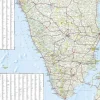 National Geographic Zuid-Azië|Wegenkaart India Zuid