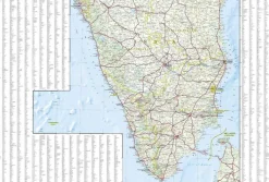 National Geographic Zuid-Azië|Wegenkaart India Zuid