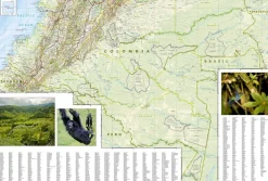 National Geographic Zuid-Amerika|Wegen/landkaart Colombia Adventure map