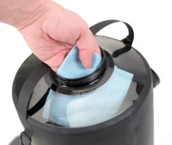 Nemo Flessen & Waterzakken|Helio LX Pressure shower black/apple green