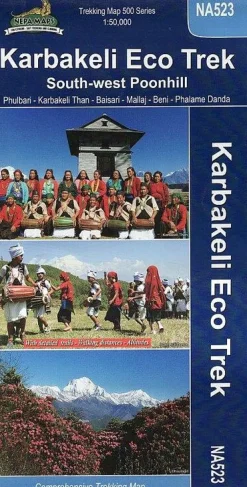 Nepal Maps Nepal, Bhutan & Tibet|Wandelkaart Karbakeli Eco Trek NA523