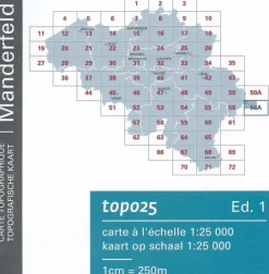 NGIB Benelux|Topografische kaart 56A/1-2 Manderfeld