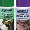Nikwax Schoenonderhoud|Twin fabric & leather 125ml + footwear cleaning gel