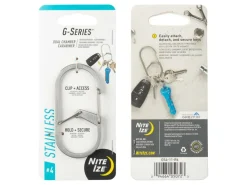 Nite Ize Bevestiging|Bevestiging|G-series karabijnhaak zilver #4