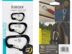 Nite Ize Bevestiging|Bevestiging|Karabijnhaak slidelock 3-pack #2 #3 #4
