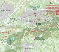 Nivon Benelux|Wandelgids/kaart 03 Morgenrood trektocht tweedaagse