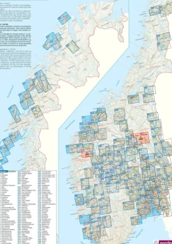 Nordeca Turkart Scandinavië & Ijsland|Wandelkaart 2671 Vagan