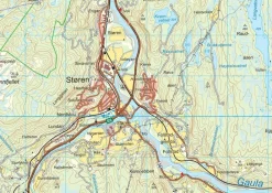 Nordeca Scandinavië & Ijsland|Wandelkaart 10090 Trondheim