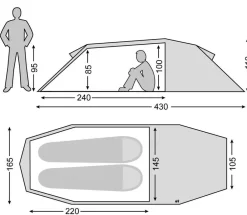 Nordisk Tenten|Oppland 2 LW (2.0) black forest green