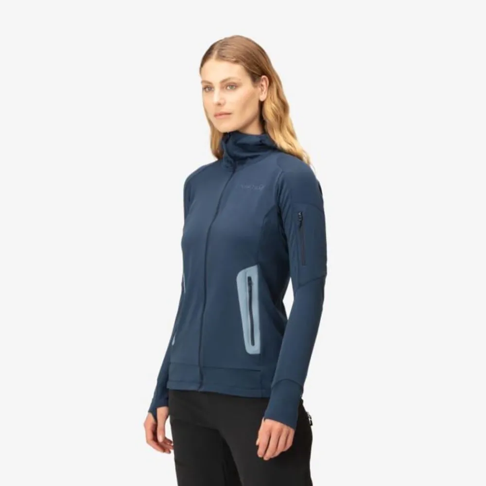 DAMES Norrona Vesten|Falketind power grid hood w's