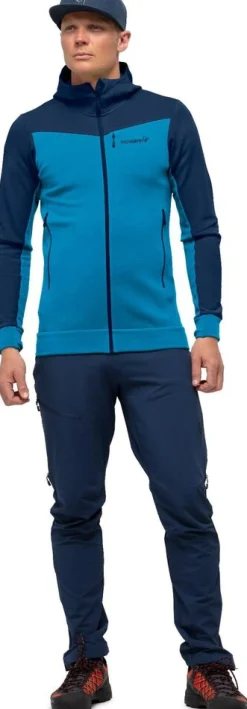 Heren Norrona Vesten|Falketind warmwool2 stretch zip hood M