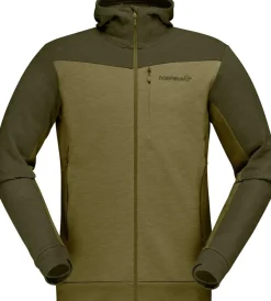 Heren Norrona Vesten|Falketind warmwool2 stretch zip hood M