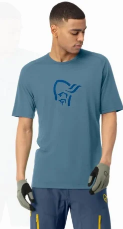 Heren Norrona Shirts Heren|Fjørå wool t-shirt M