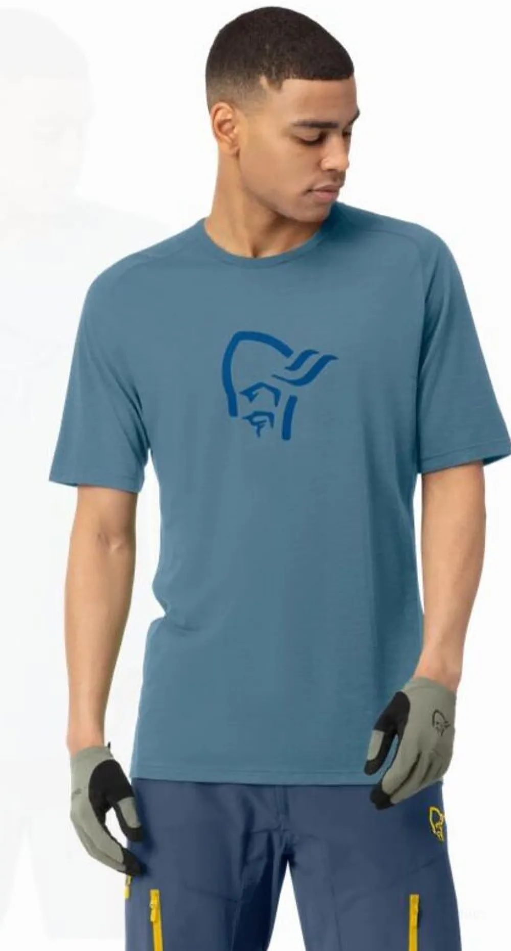 Heren Norrona Shirts Heren|Fjørå wool t-shirt M