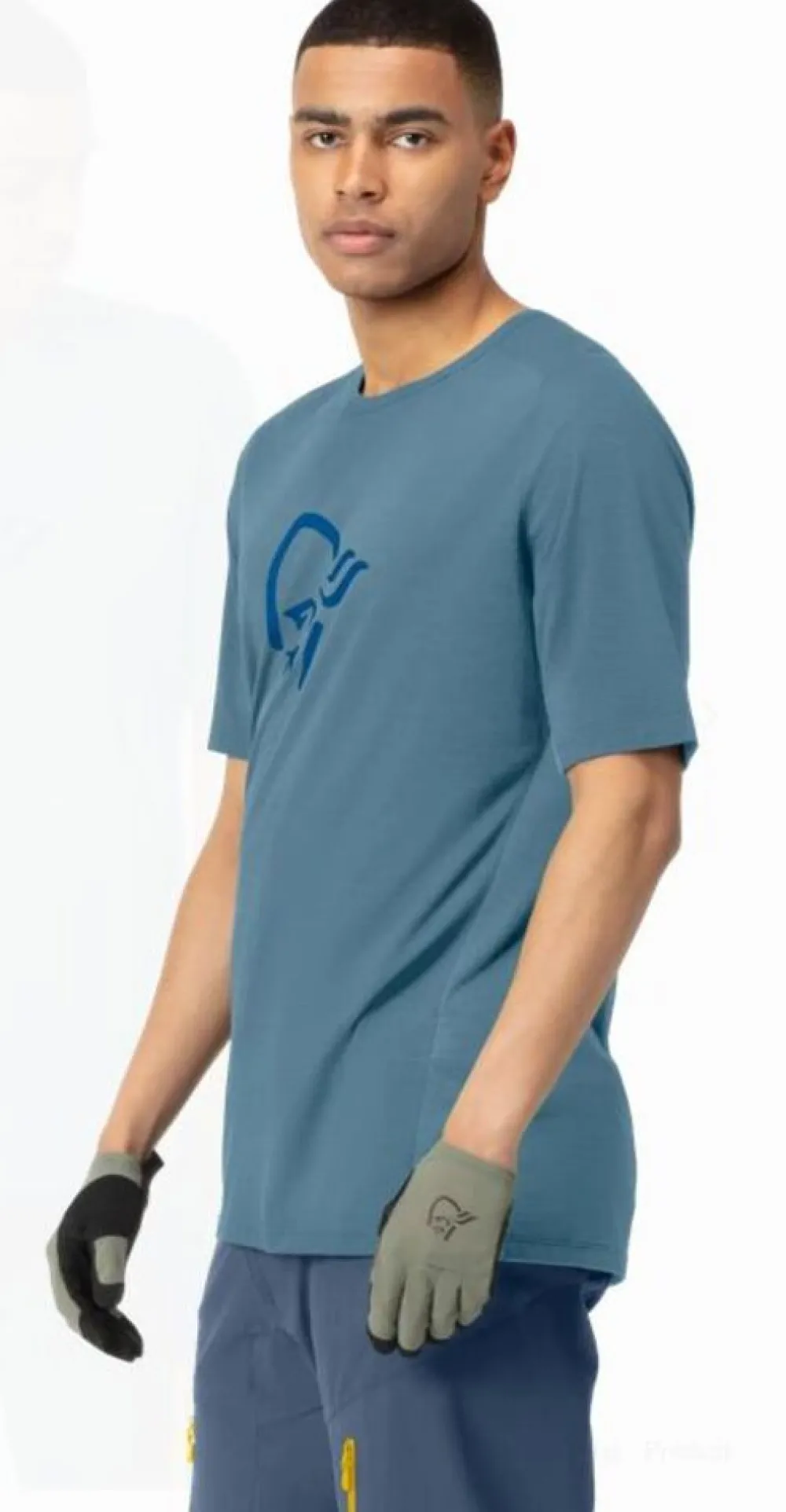 Heren Norrona Shirts Heren|Fjørå wool t-shirt M